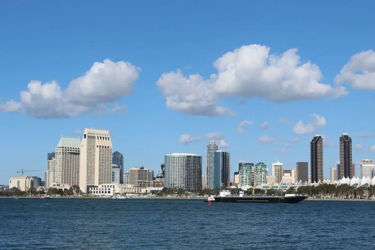 San Diego skyline and harbor